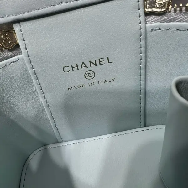 高仿香奈兒/Chanel 25S 淺藍色盒子包