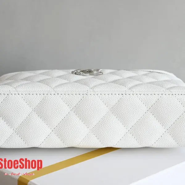 高仿香奈兒/Chanel Vanity Case 手提斜挎兩用盒子包 白色