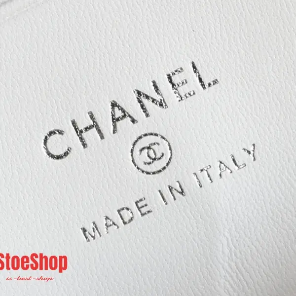 高仿香奈兒/Chanel Vanity Case 手提斜挎兩用盒子包 白色