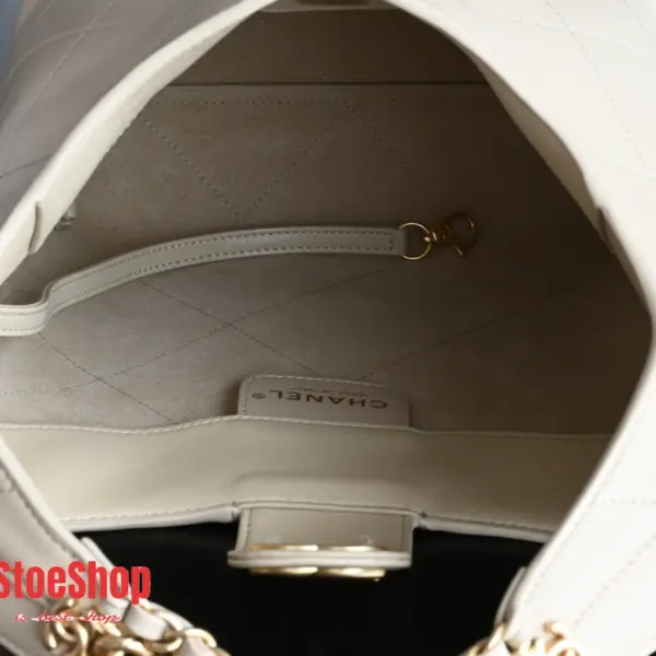 高仿香奈兒/Chanel 19系列19 Shoulder Bag米白色肩背包