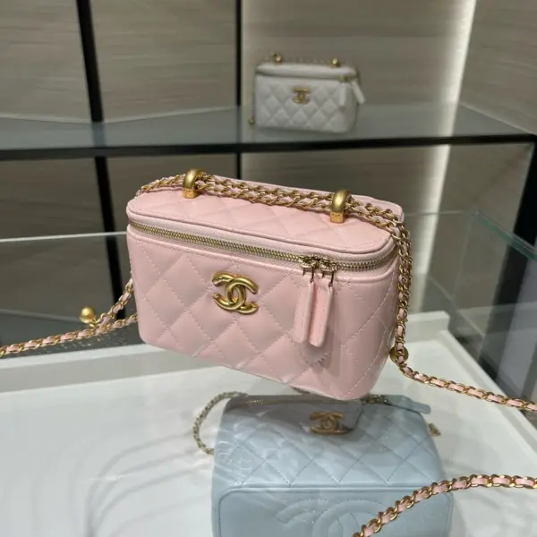 高仿香奈兒/Chanel 25S粉色盒子包