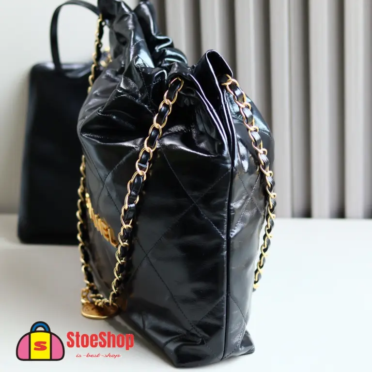 高仿香奈兒/Chanel 經典絎縫22 bag 黑色垃圾袋