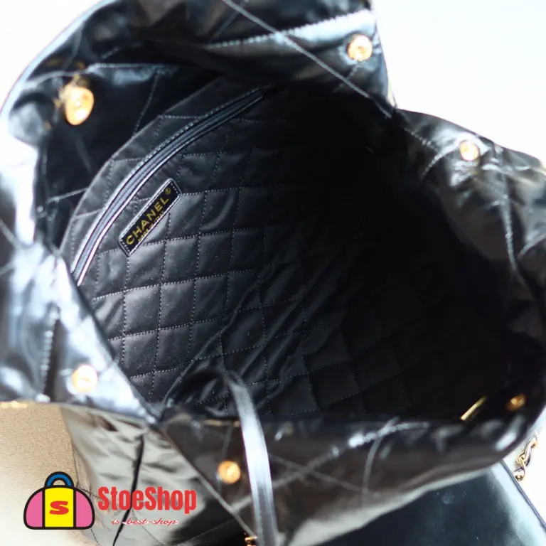 高仿香奈兒/Chanel 經典絎縫22 bag 黑色垃圾袋