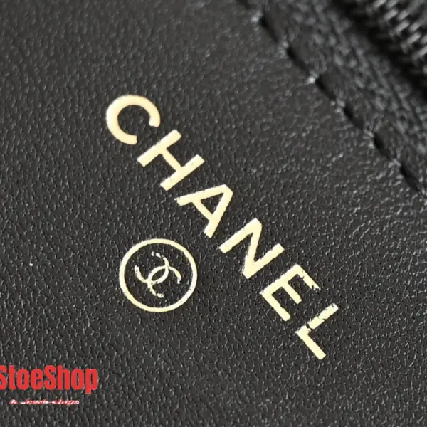 高仿香奈兒/Chanel Classic Flap Wallet on Chain 鏈條錢包 / 單肩包 黑色