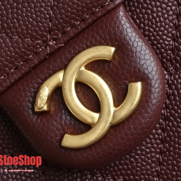 高仿香奈兒/Chanel GST系列 Grand Shopping Tote 酒紅色