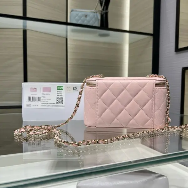 高仿香奈兒/Chanel 22A方盒子包粉色