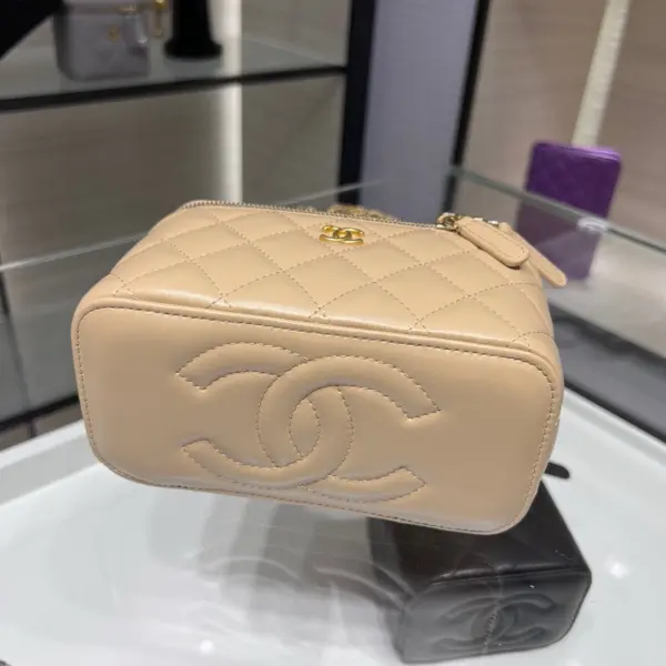 高仿香奈兒/Chanel Camera Case 經典相機包 米色