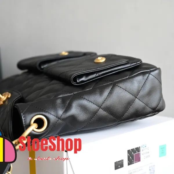 高仿香奈兒/Chanel 19系列 19 Flap Bag 黑色翻蓋式菱格紋肩包