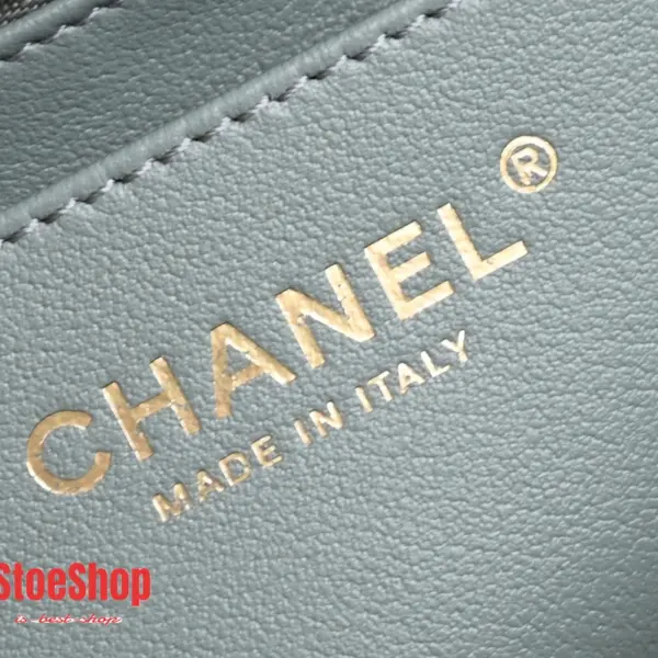 高仿香奈兒/Chanel Classic Flap Mini Wallet on Chain 方胖子 淺藍色