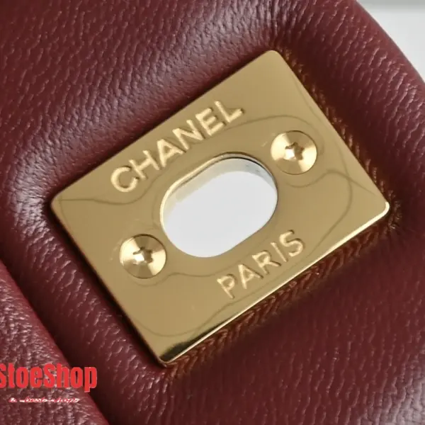 高仿香奈兒/Chanel Classic Flap 經典口蓋包（單肩/斜挎）酒紅色