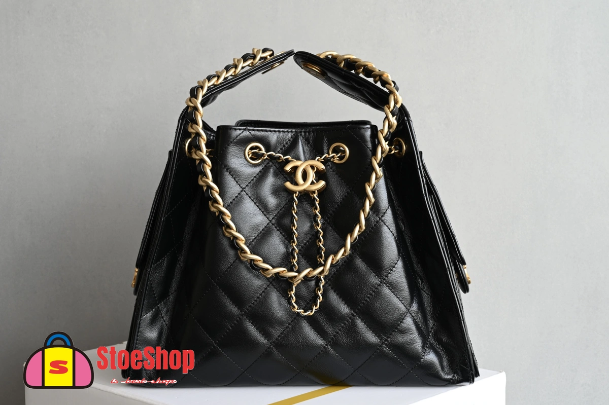 高仿香奈兒/Chanel Bucket Bag 水桶包 黑色