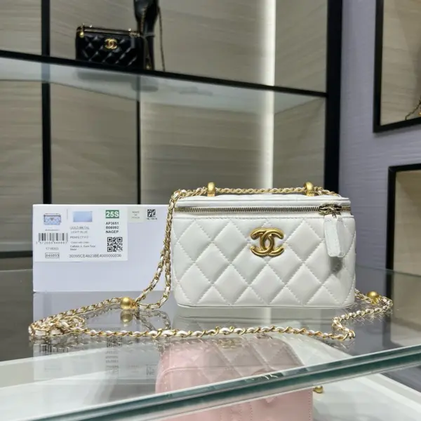 高仿香奈兒/Chanel 25S 白色盒子包